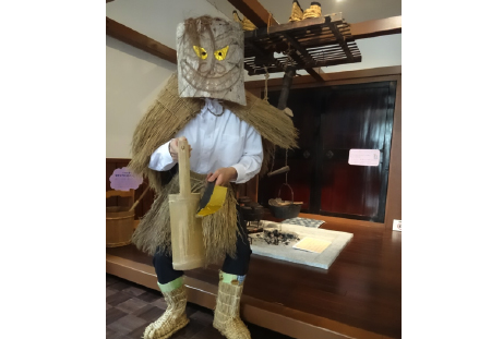 アマメハギの仮面にハンズオン！